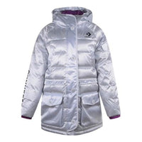 (WMNS) Converse Iridescent Sideline Down Jacket 'Silver' 10006987-A01