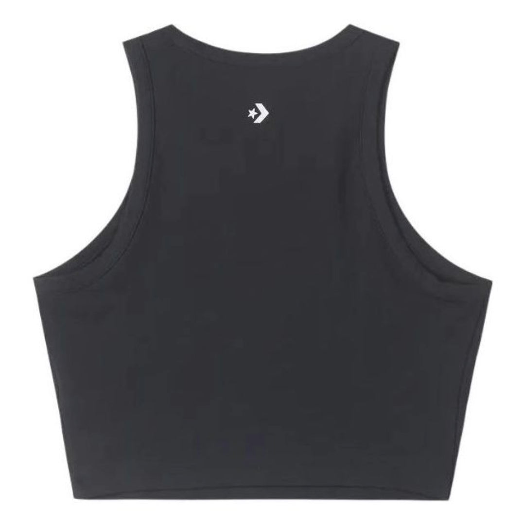 (WMNS) Converse Wordmark Knit Tank Top Asia Sizing 'Black' 10026502-A01