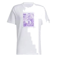 adidas Dill Compassion T-Shirt 'White Purple' HS3040