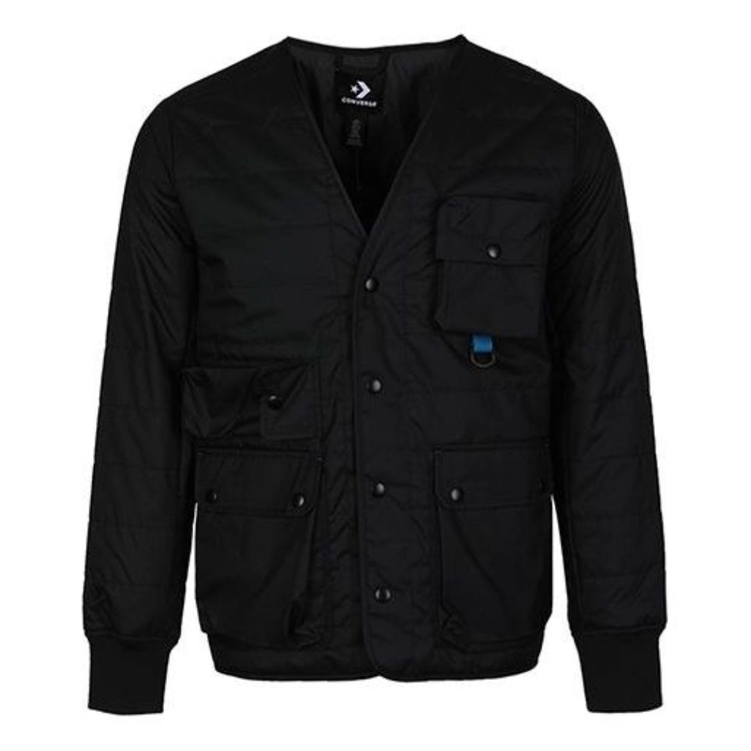 Converse Chuck Taylor Seasonal Woven Jacket Asia Sizing 'Black' 10019990-A01
