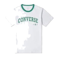 (WMNS) Converse Retro Chuck Arch T-Shirt 'White Green' 10026365-A01