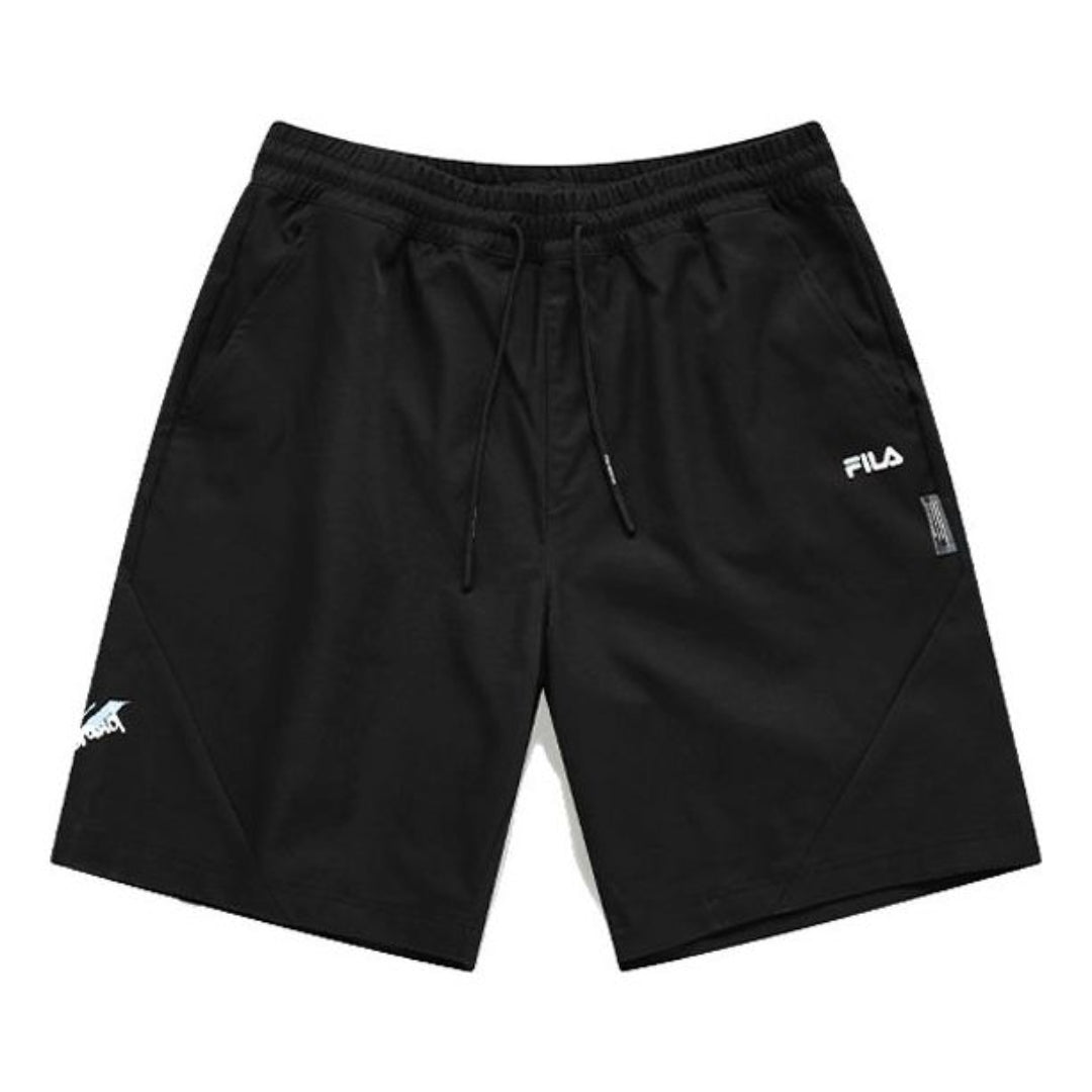 FILA FUSION Tennis Woven Sports 5-Inch Shorts 'Black' T11M131804F-BK