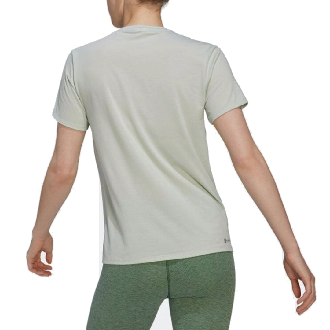 (WMNS) adidas Train Icons 3-Stripes T-Shirt Asia Sizing 'Green' HK6976