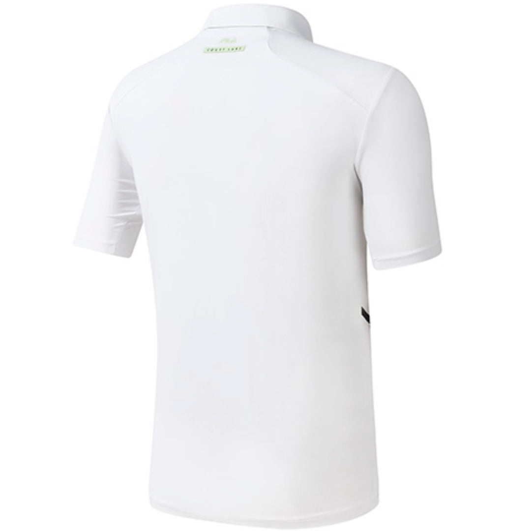 FILA Athletics Logo Tennis Polo Shirt 'White' A11M223113F-WT