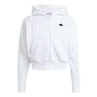 (WMNS) adidas Z.N.E. Full-Zip Hoodie 'White' IN5133