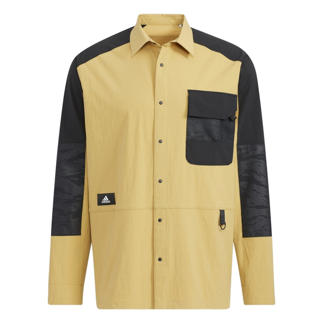 adidas Sport Jacket Asia Sizing 'Yellow Black' HE5263