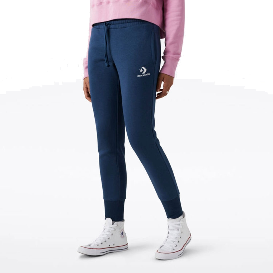 (WMNS) Converse Star Chevron EMB Pants Asia Sizing 'Blue' 10008821-A02