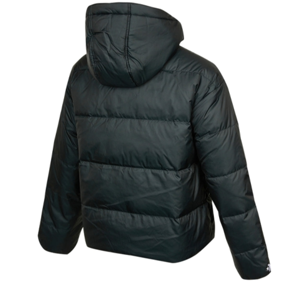 (WMNS) Converse Short Down Textile Jacket Asia Sizing 'Black' 10021998-A01