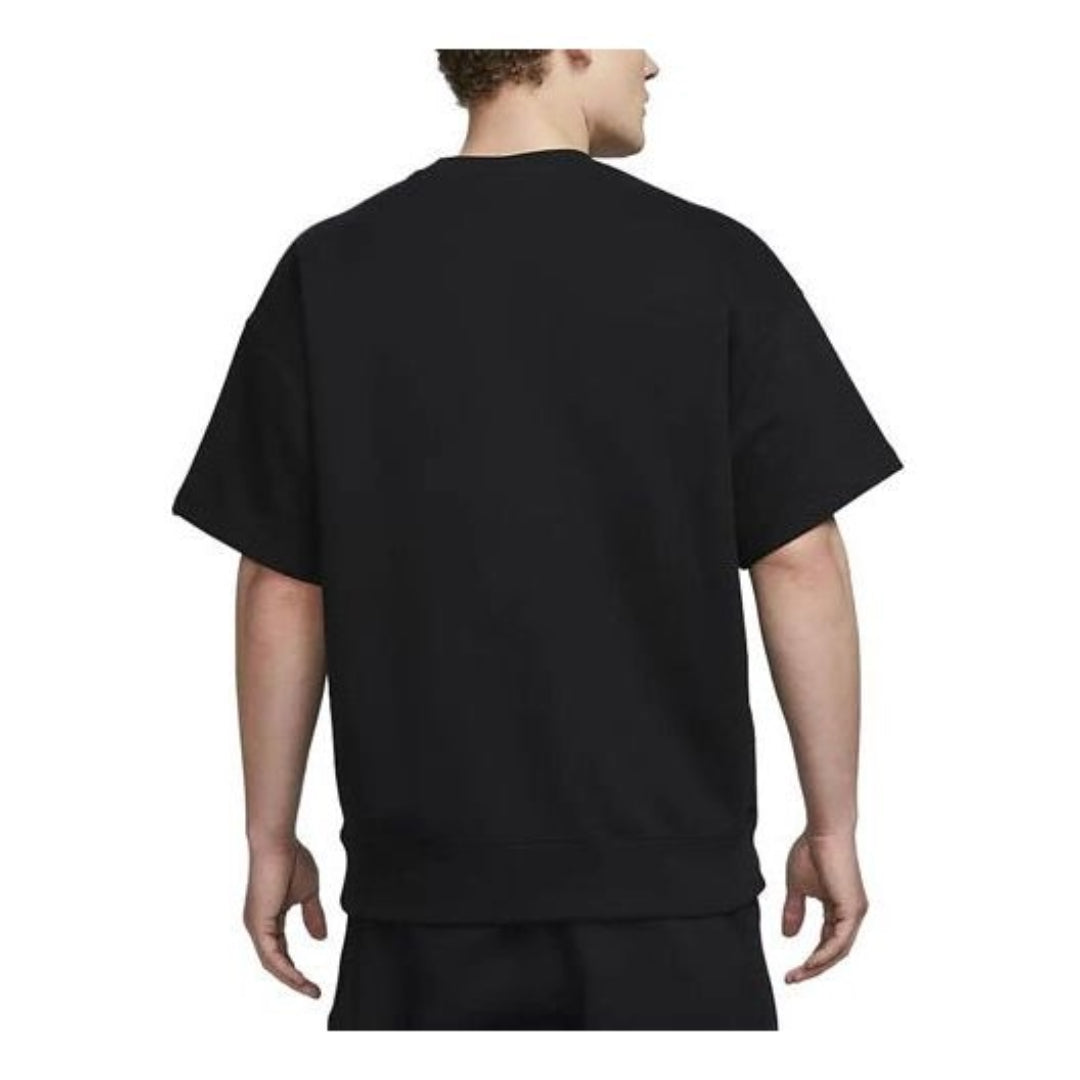 Nike Solo Swoosh French Terry Top 'Black' DX0880-010