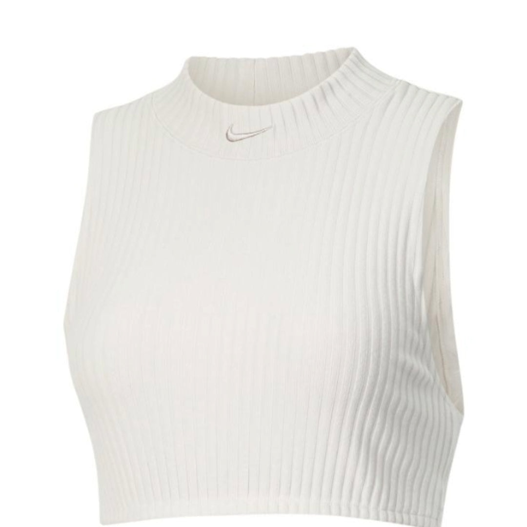 (WMNS) Nike Sportswear Chill Knit Top 'White' FN3678-104