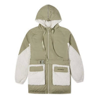 (WMNS) Converse Down Jacket 'Olive Green White' 10021987-A03