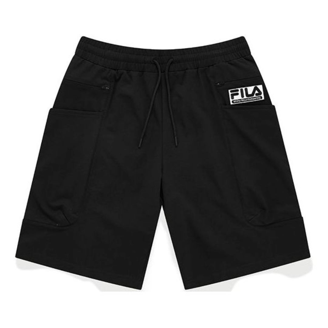 FILA FUSION x White Mountaineering Knitted Casual 5-Inch Shorts 'Black' T11M137603A-BK
