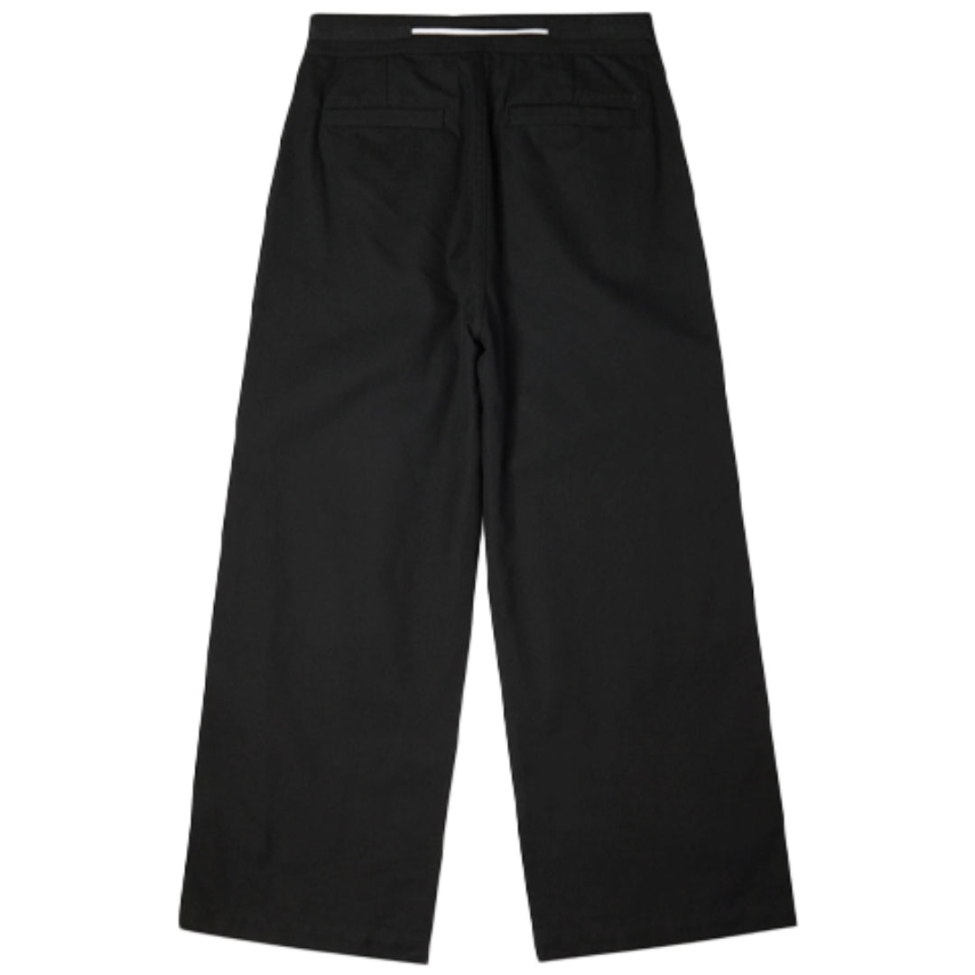 (WMNS) Converse Seasonal Wide Leg Woven Pants Asia Sizing 'Black' 10022068-A01