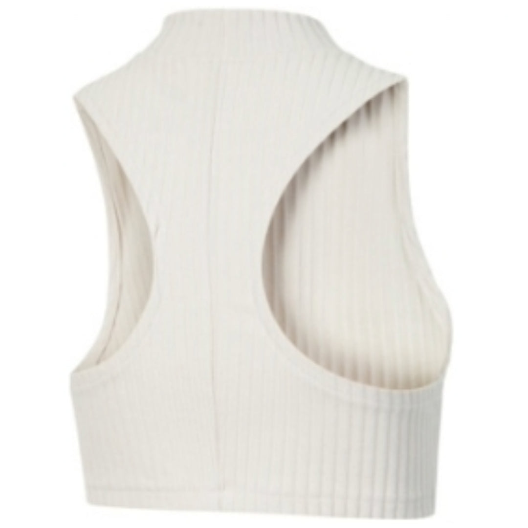 (WMNS) Nike Sportswear Chill Knit Top 'White' FN3678-104