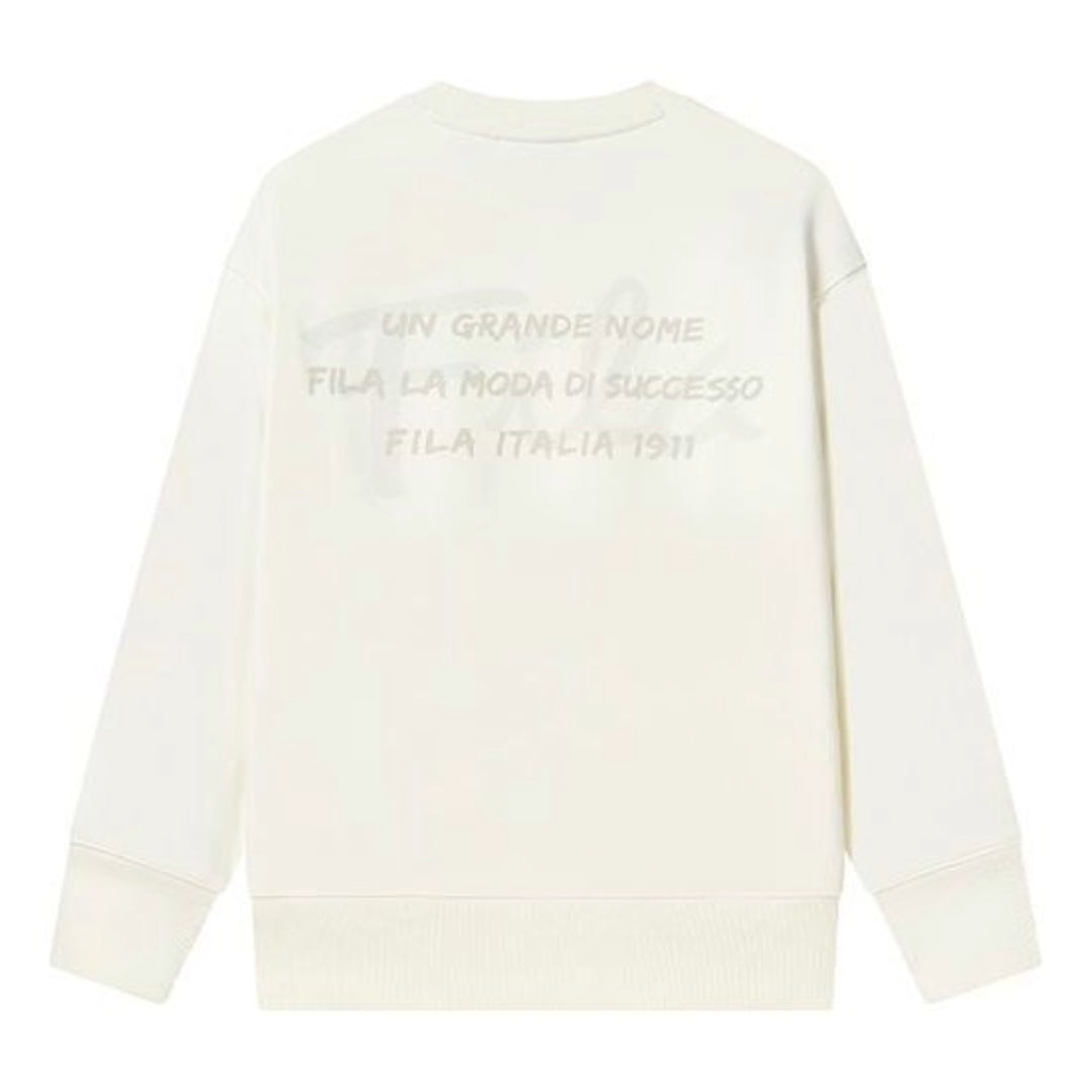 FILA Logo Print Sweater 'White' F11U248201F-IV