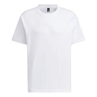 adidas Casual Pullover Sports T-Shirt Asia Sizing 'White' IX4273
