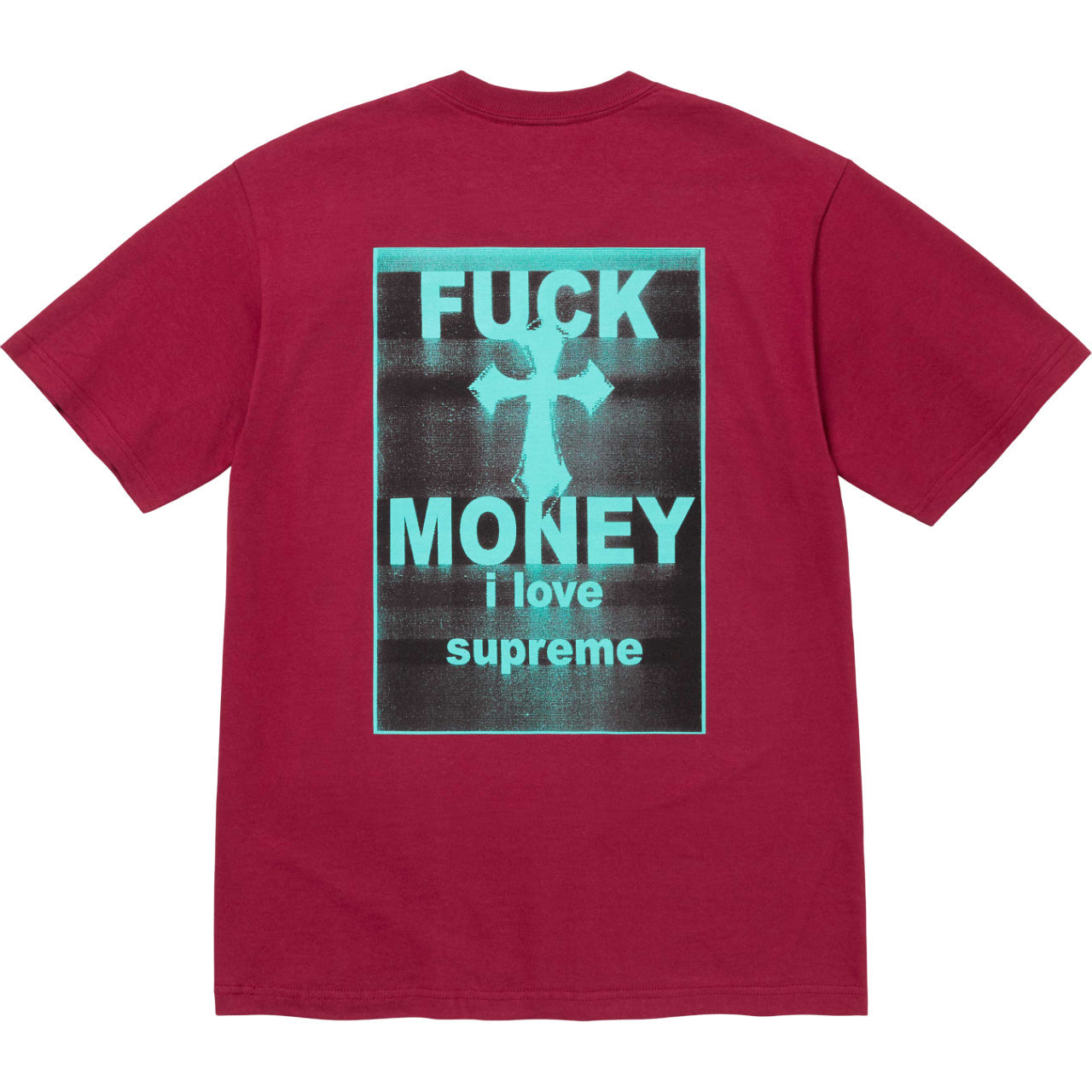Supreme Fuck Money T-Shirt FW24 'Cardina' SUP-FW24-012-C