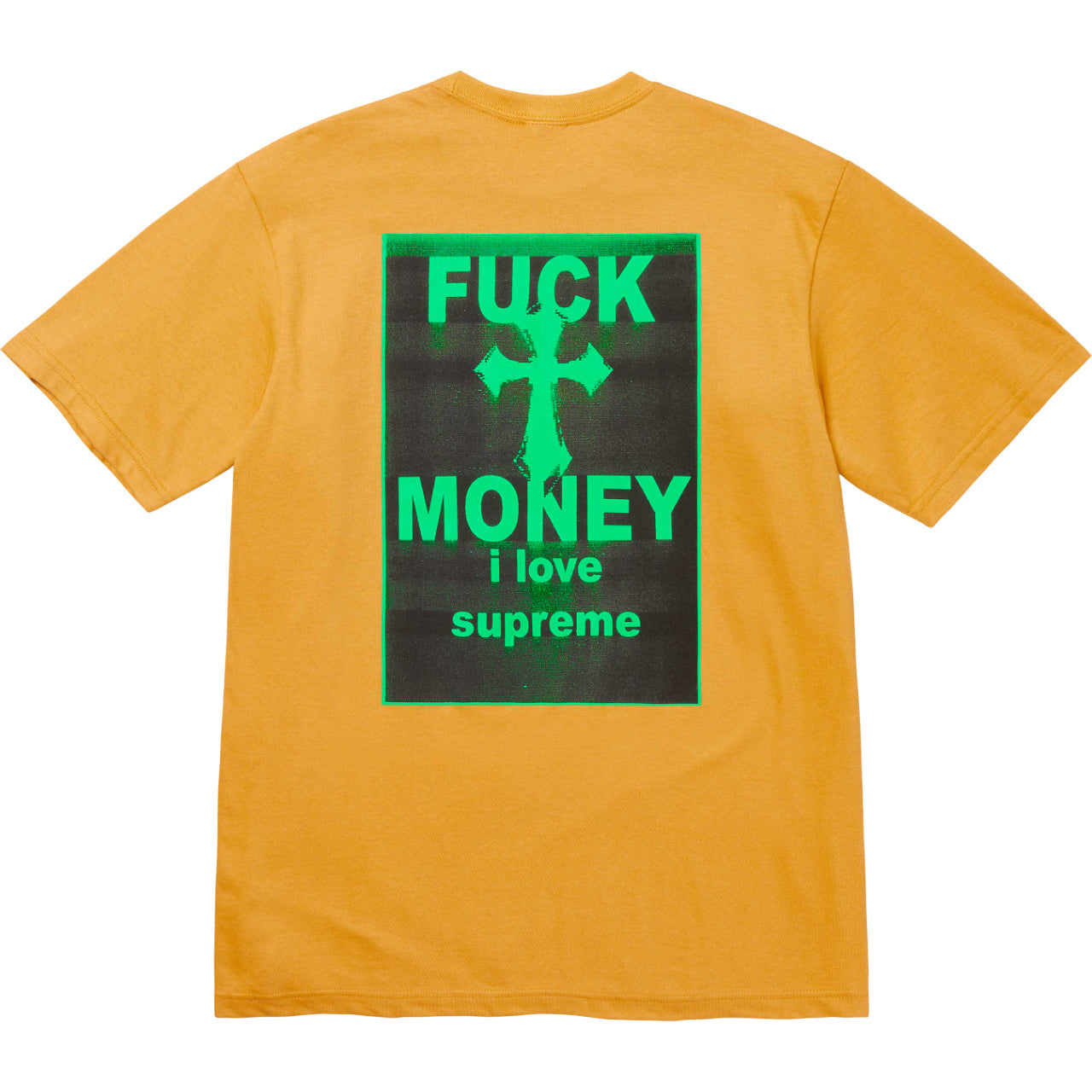 Supreme Fuck Money T-Shirt FW24 'Mustard' SUP-FW24-012-M