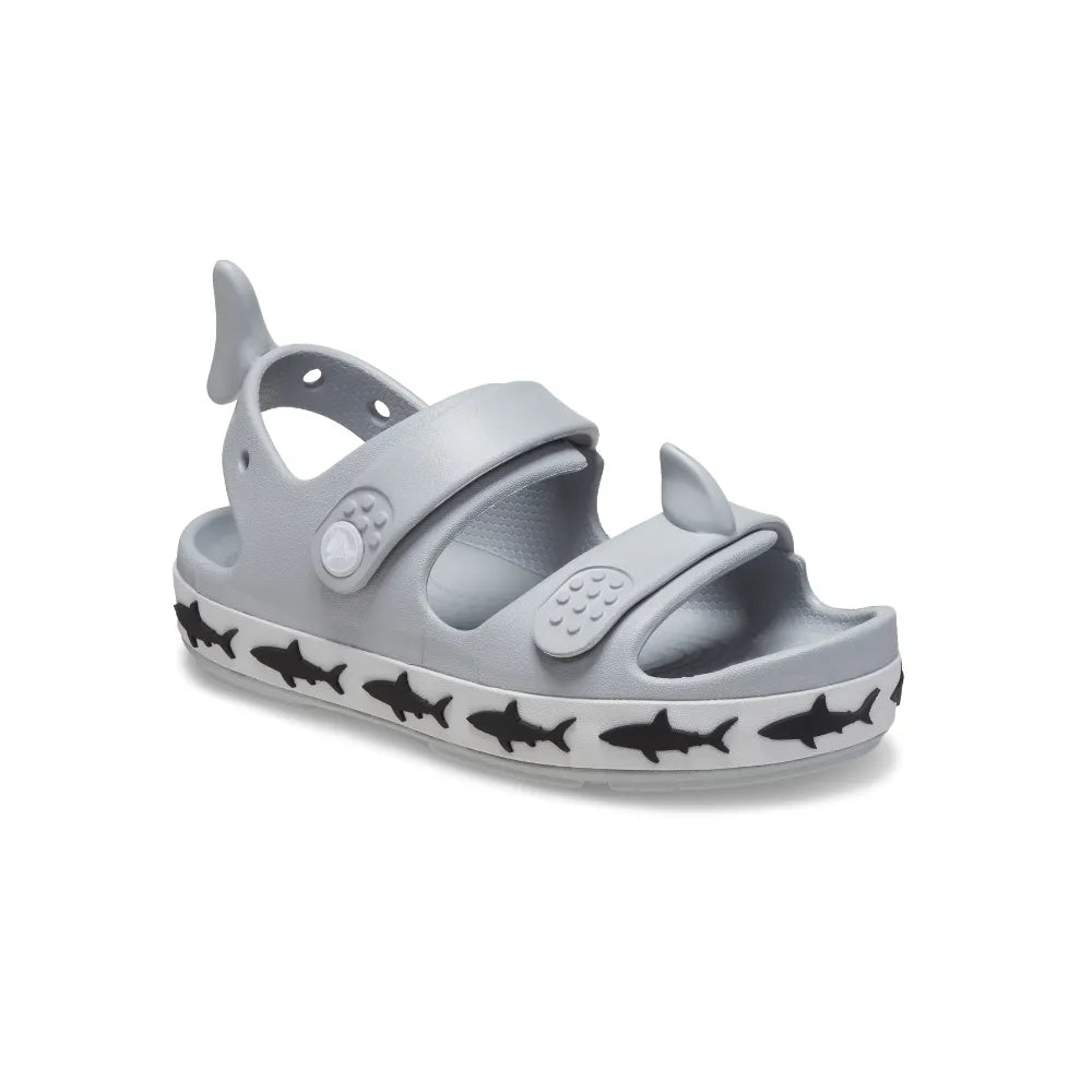 (GS) Crocs Crocband Cruiser Shark Sandals 'Grey' 210029-007