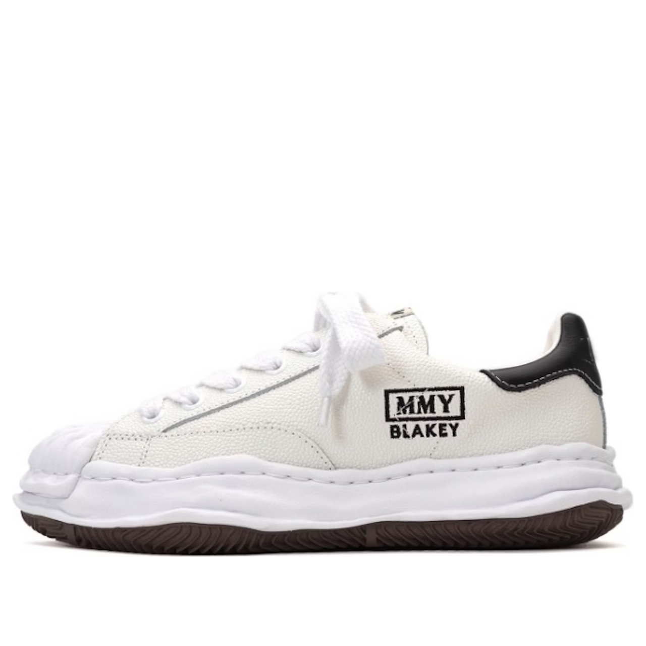 Maison MIHARA YASUHIRO Blakey OG Sole Embossed Leather Low 'White' A11FW717-WHITE