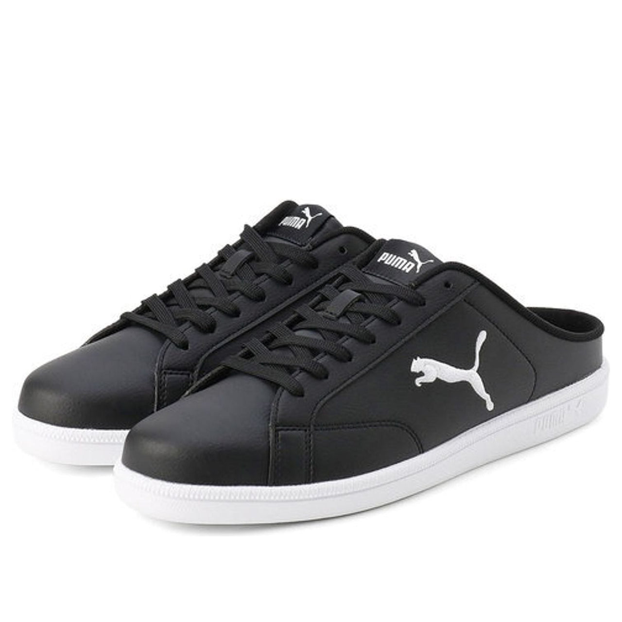 PUMA Smash Cat SL Mule 'Black White' 394188-02