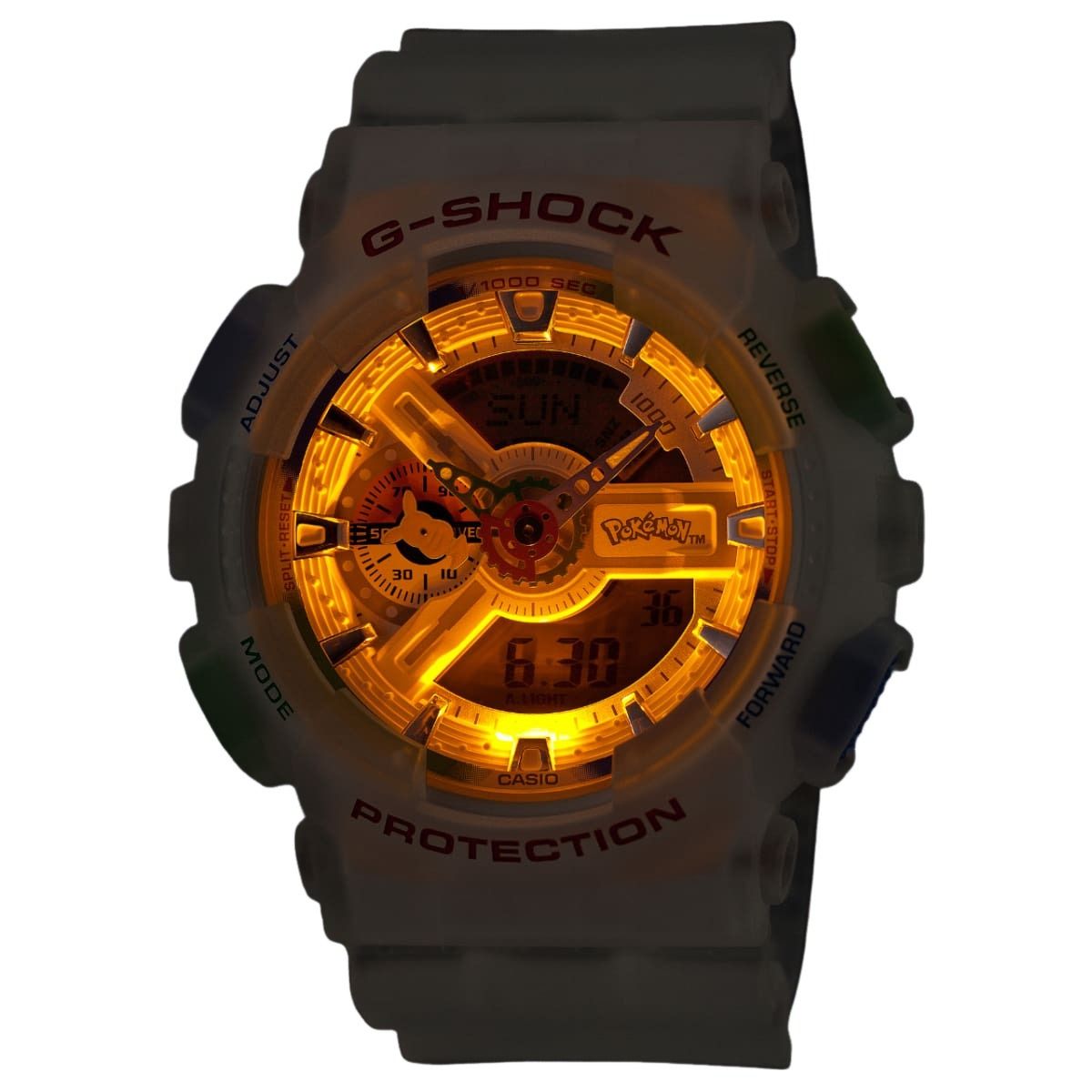 CASIO x Pokemon G-Shock Analog-Digital 'White' GA-110PKM-7A
