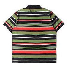 Supreme Multi Stripe Polo Shirt 'Black Green Red' SUP-SS23-041