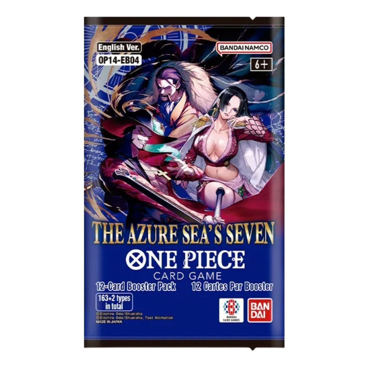 One Piece Card Eng. The Azure Sea's Seven Booster Pack 810158836389