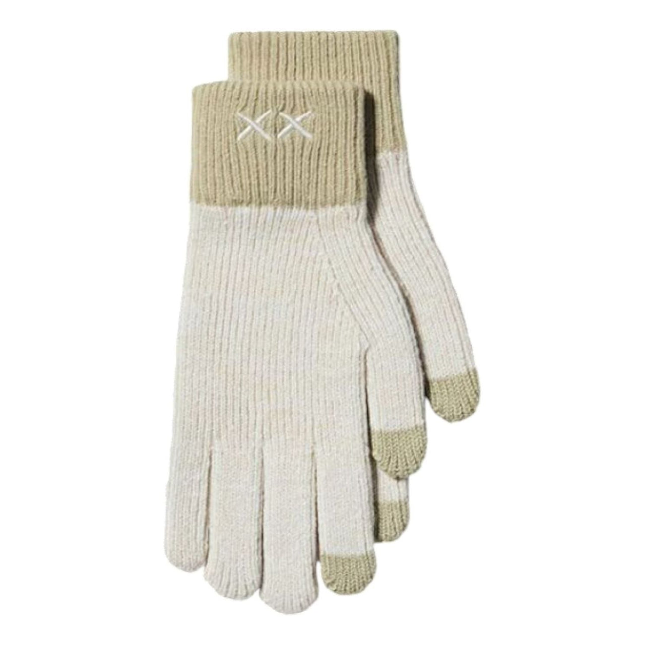 Uniqlo x KAWS Winter Heattech Knitted Gloves 'Off White' 485258-OFF-WHITE