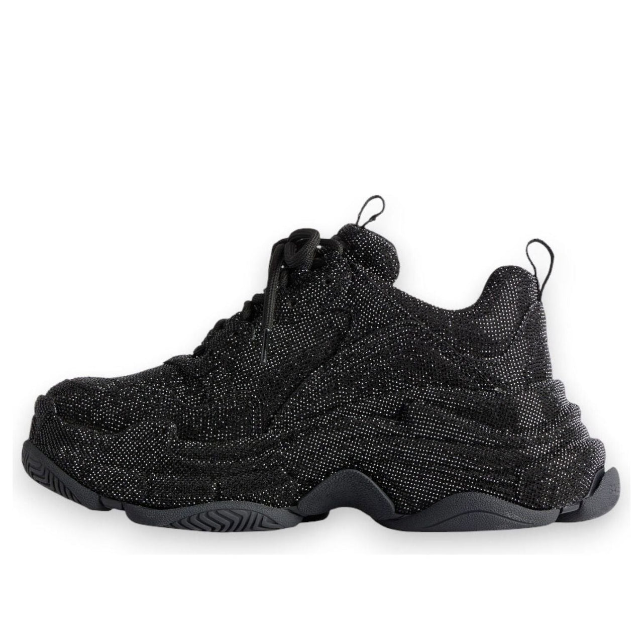 (WMNS) Balenciaga Triple S 'Black Rhinestones' 524039W2TST1000