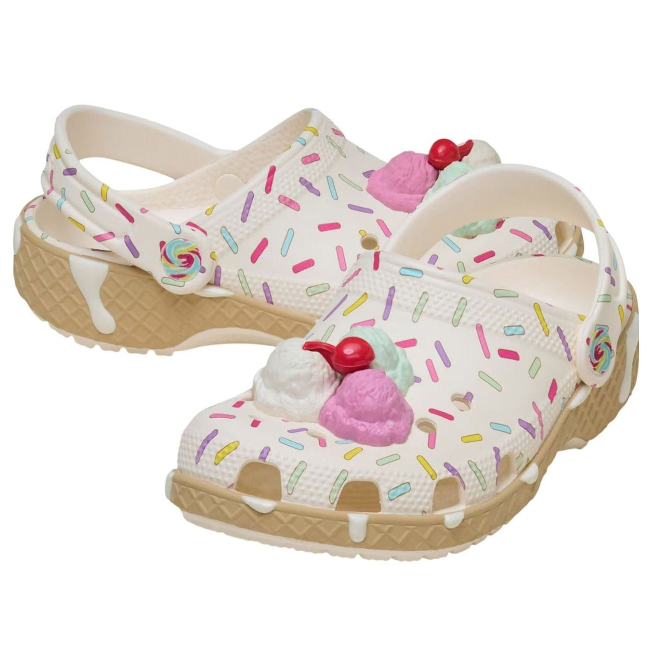 (GS) Crocs Classic Clog 'Ice Cream Party' 211550-0WV