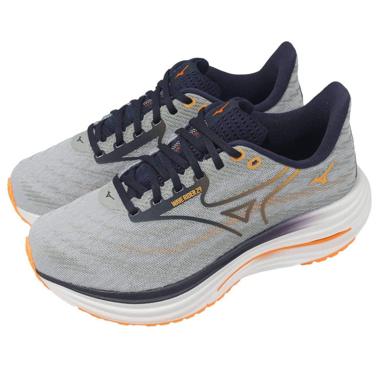Mizuno Wave Rider 29 Wide 4E 'Light Gray' J1GC250405