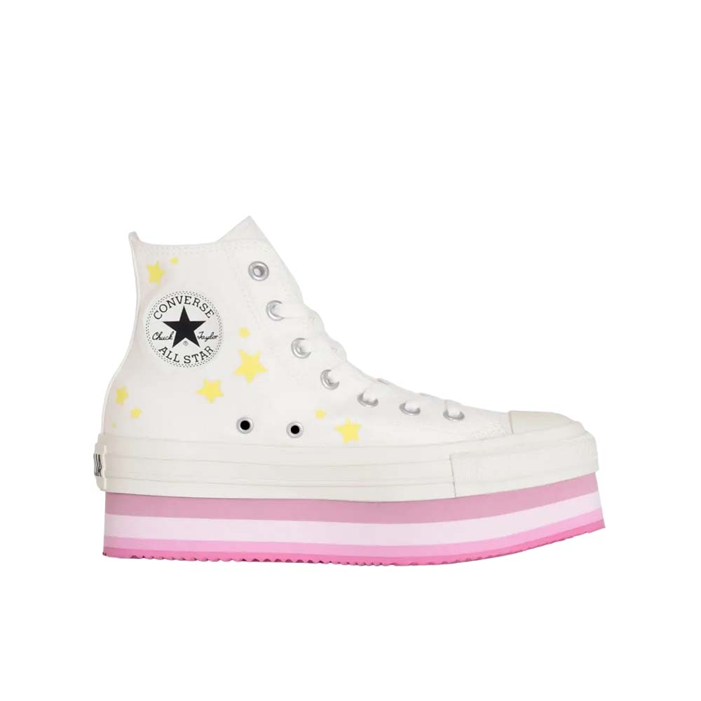 (WMNS) Converse Chuck Taylor All Star Chunkyline Hi 'The Powerpuff Girls White' 31312820