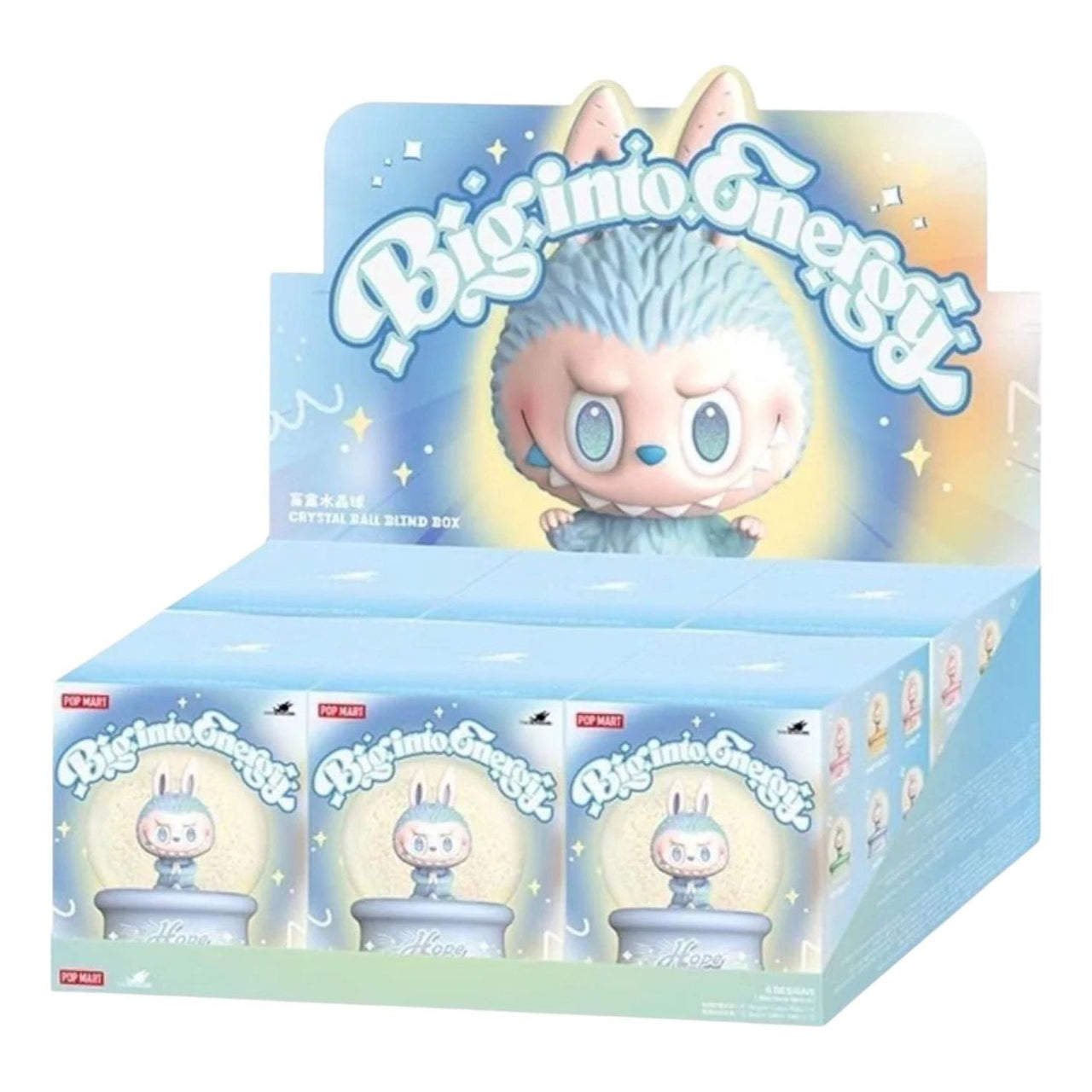 Pop Mart The Monsters Labubu Big into Energy Crystal Ball Sealed Case (6 Blind Boxes) PPMT-2504-0048-844817948