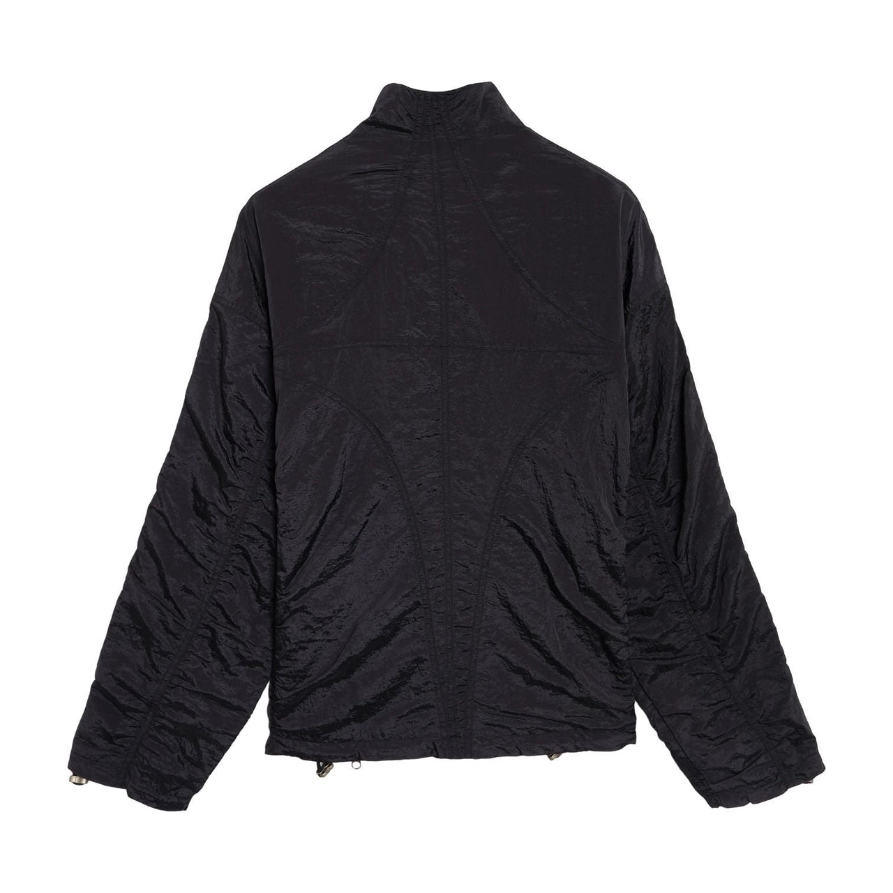 adidas x Thug Club Woven Logo Relaxed Track Jacket Asia Sizing 'Black Silver Metallic' KC2200