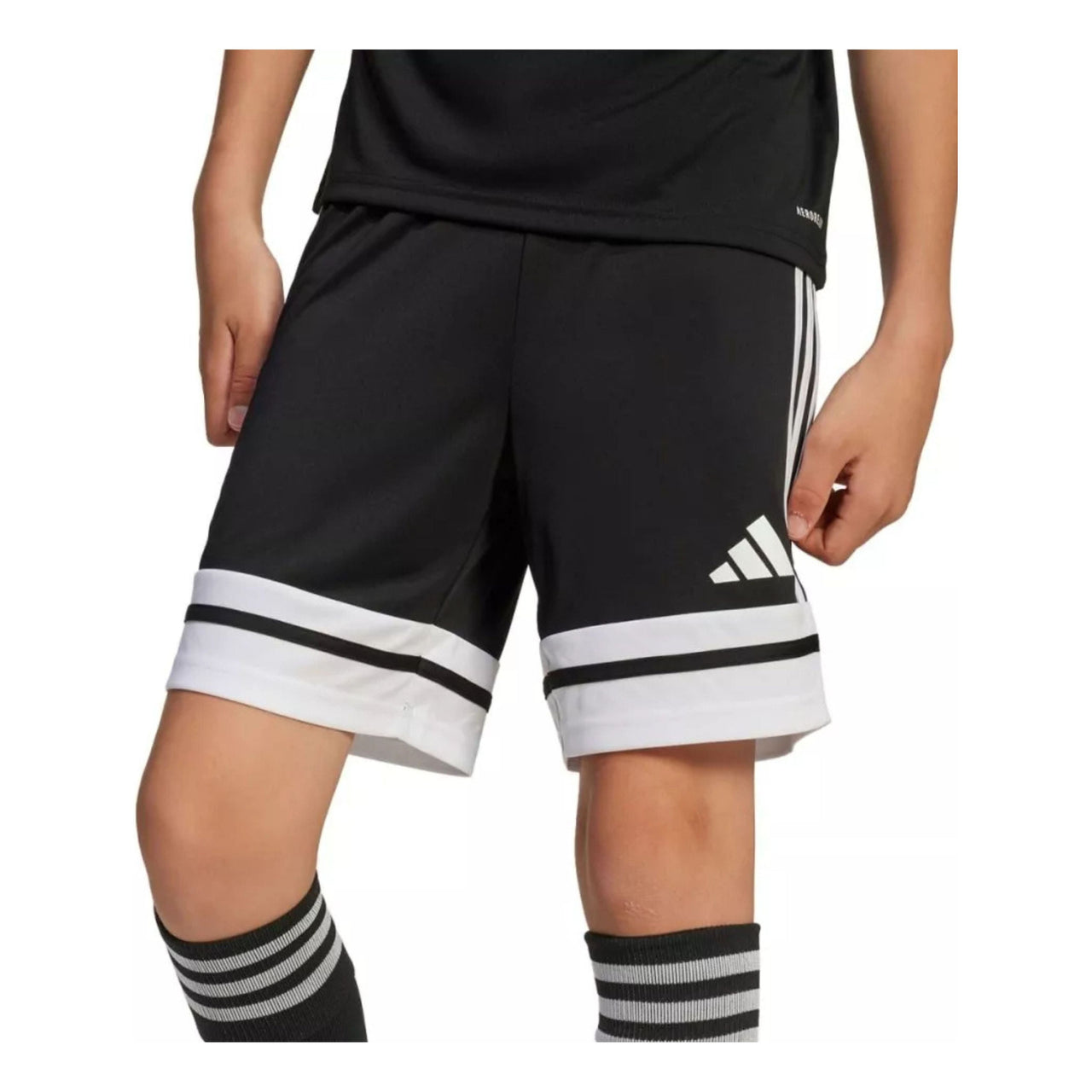 (GS) adidas Squadra 25 Shorts 'Black White' JJ2417
