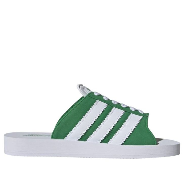 (WMNS) adidas Gazelle Beach Slides Asia Sizing 'Green' JQ7426