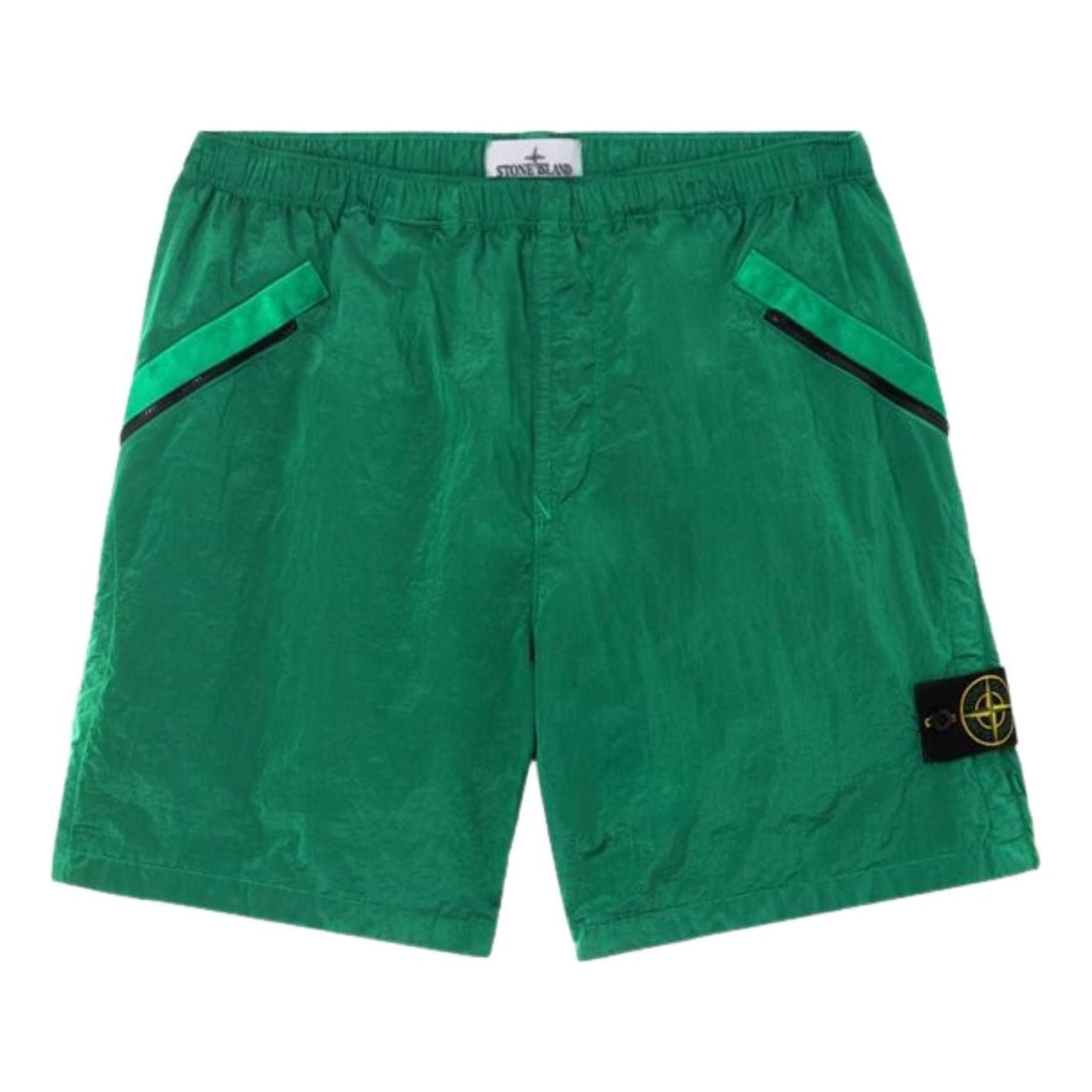STONE ISLAND L100008 Nylon Metal ECONYL Shorts 'Malachite' L1S15L100008S0019V005H