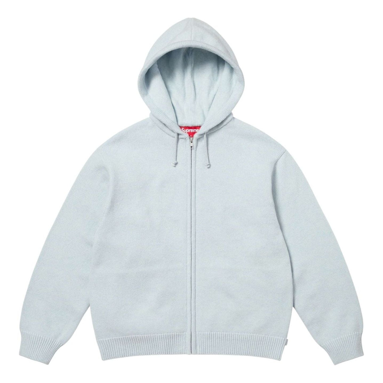 Supreme Last Supper Embroidered Zip Up Hooded Sweater 'Light Blue' SS25SK28-LIGHT-BLUE