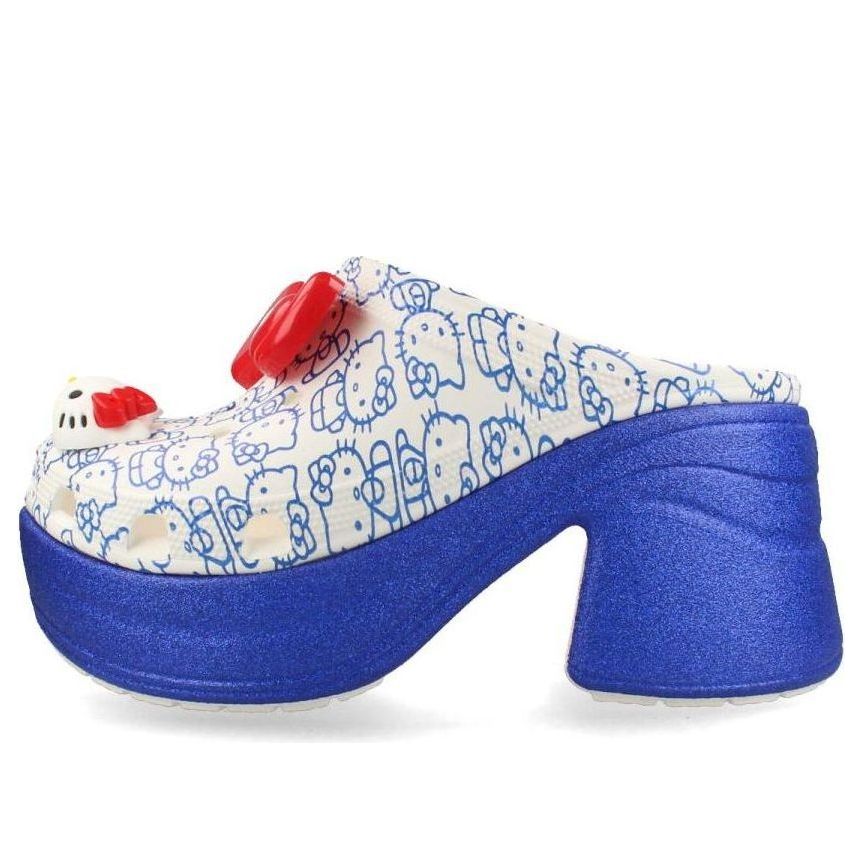 (WMNS) Crocs Hello Kitty Siren Clogs 'White Blue' 209451-100