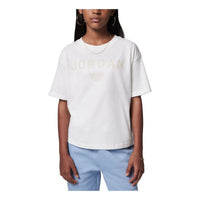 (GS) Air Jordan Essentials Graphic T-shirt 'Summit White' HQ8157-133