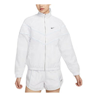 (WMNS) Nike Windrunner Loose UV Woven Full-Zip Jacket Asia Sizing 'White Black' FV6305-100