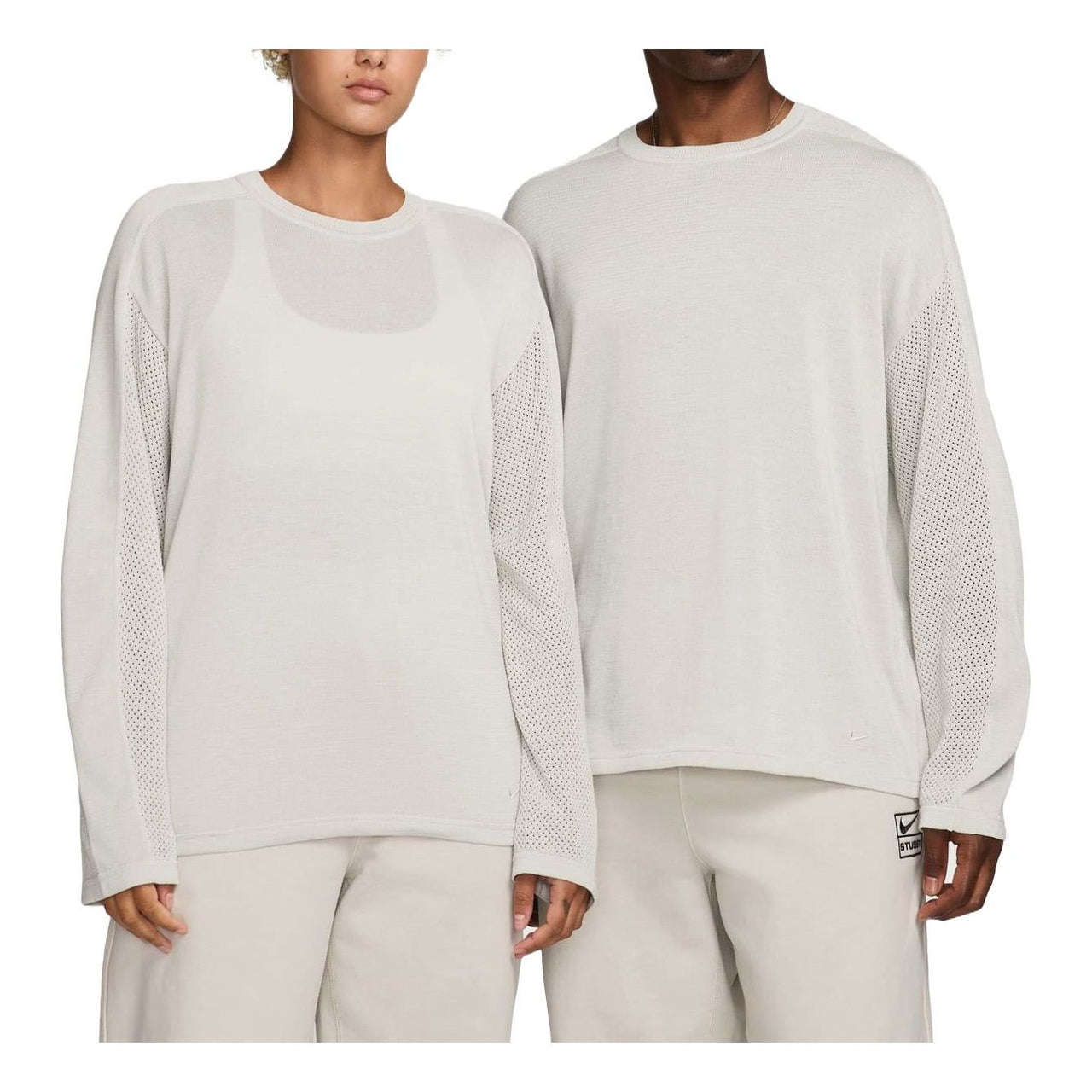 Nike x Stussy Long Sleeve Jersey Asia Sizing 'Light Bone' HF3899-072