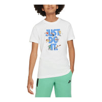 (GS) Nike Sportswear Graphic T-Shirt 'White' FN9667-100