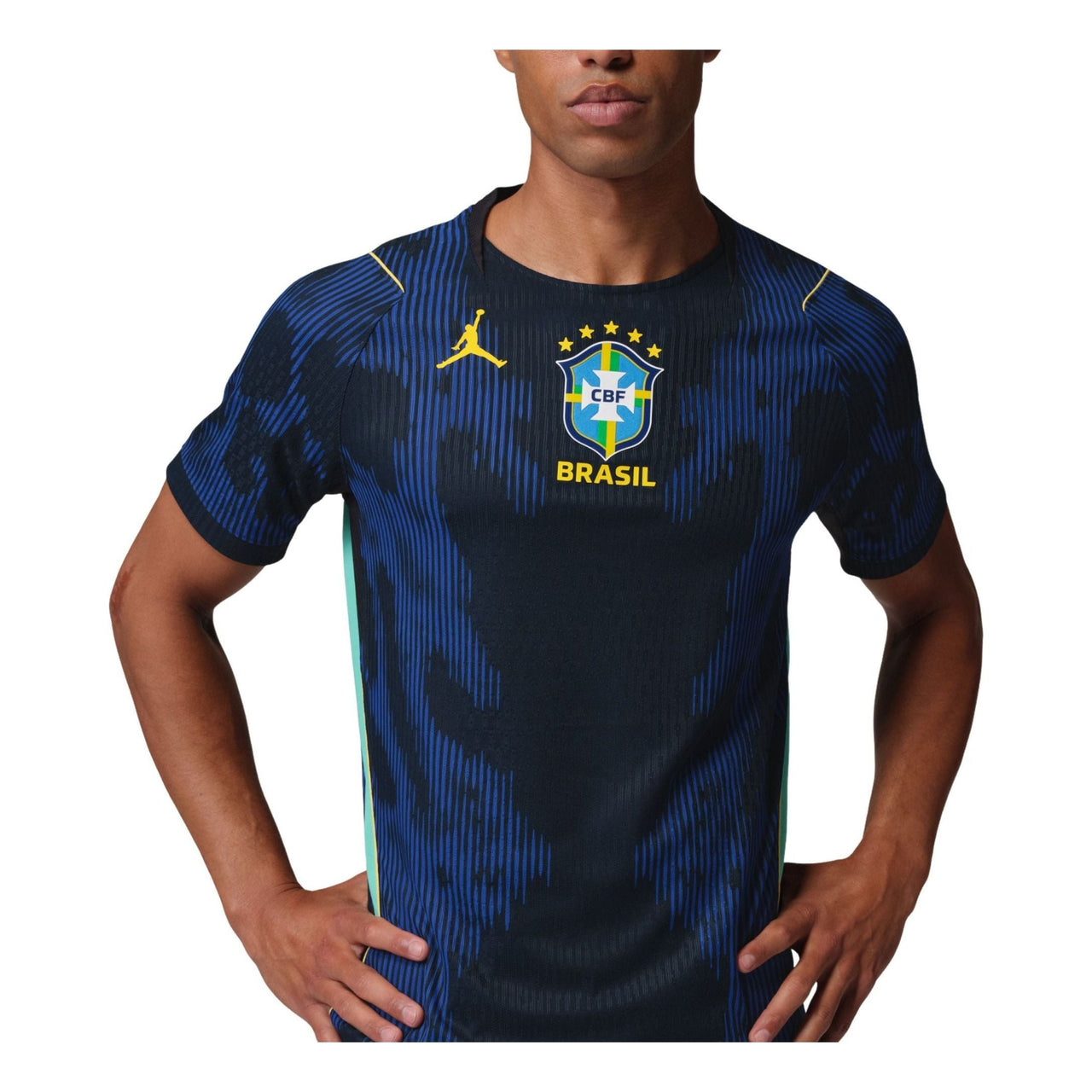 Air Jordan Brazil 2026 Match Away Aero-FIT Authentic Jersey 'Royal Black' IU1074-417