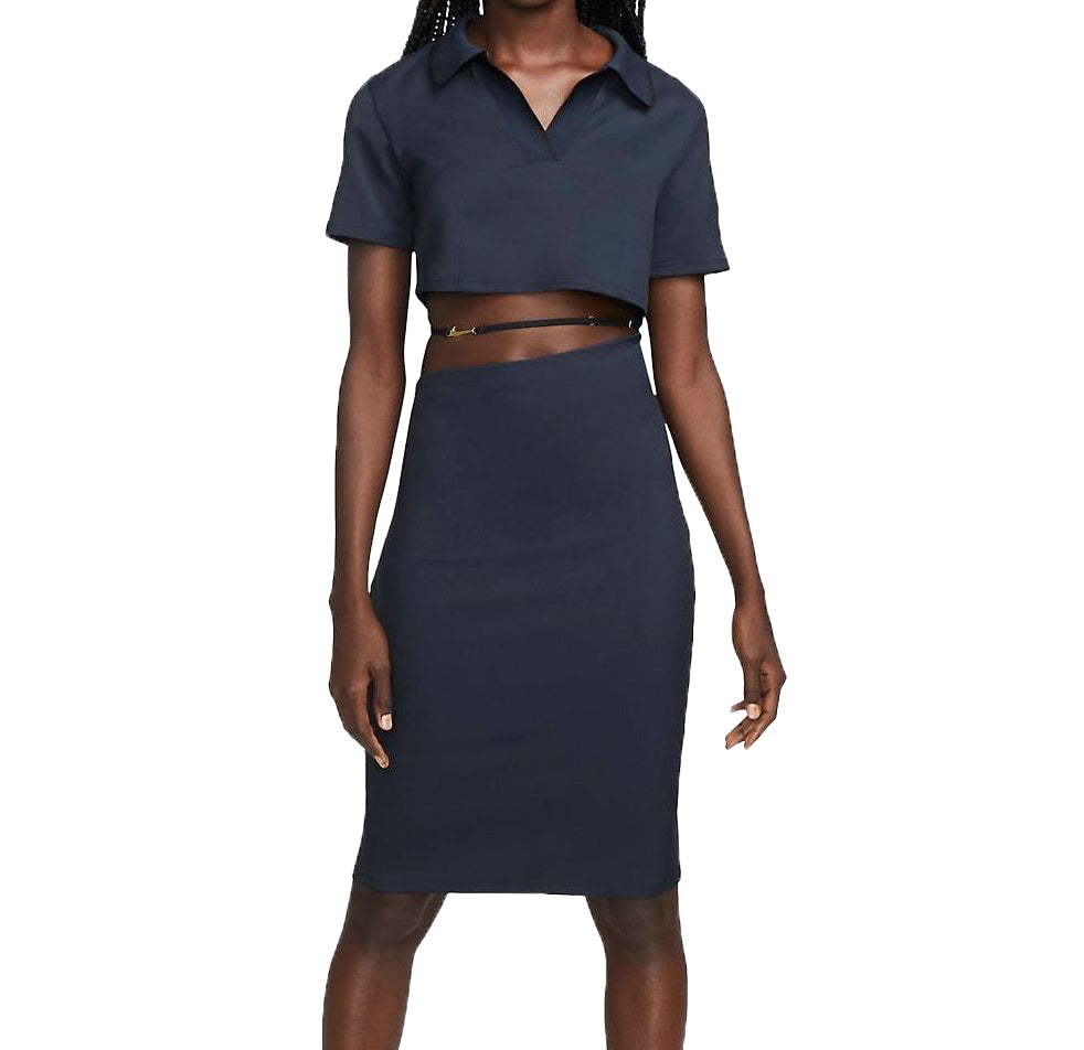 (WMNS) Nike x Jacquemus La Robe Polo Asia Sizing 'Navy' DN3239-475