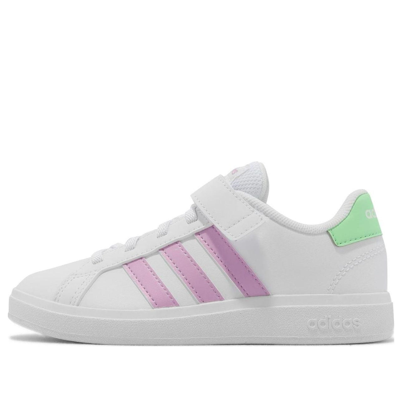 (PS) adidas Grand Court 2.0 EL 'White Collegiate Purple' GX7158