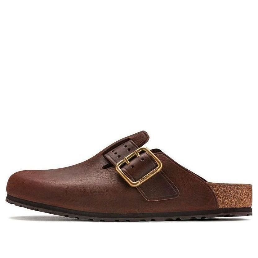 Birkenstock Boston Bold Natural Leather 'Roast' 1022589