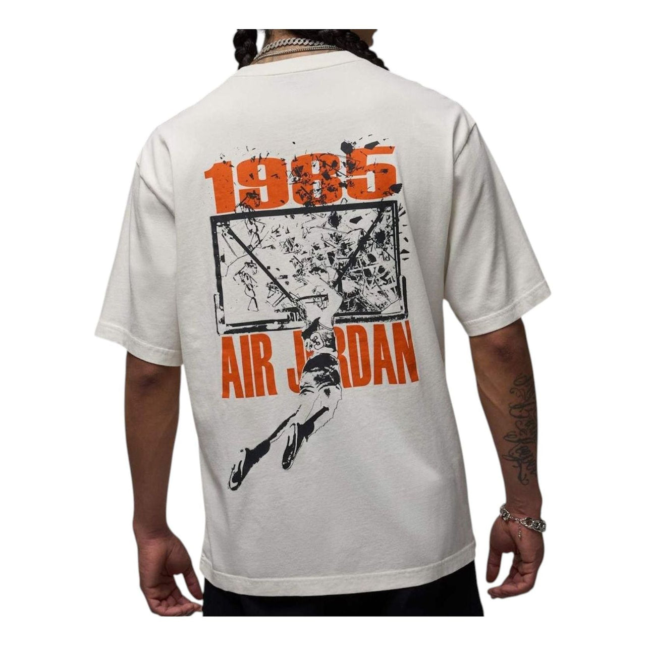 Air Jordan Brooklyn Oversized Graphic T-Shirt 'Sail' IB3297-133