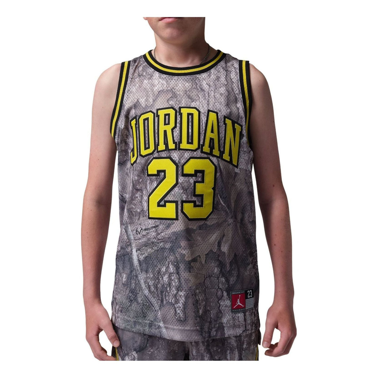 (GS) Jordan MVP Realtree 23 Jersey 'Swan' 95F673-WAN
